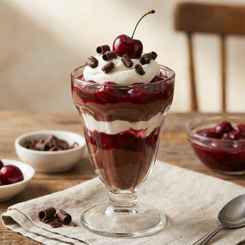 Black Forest Parfait Protein Pudding
