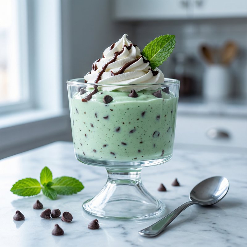 Mint Chocolate Protein Pudding